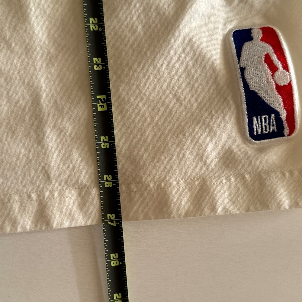 Louis Vuitton x NBA LV Virgil Abloh National Basketball Association White Tee - Picture 8 of 10